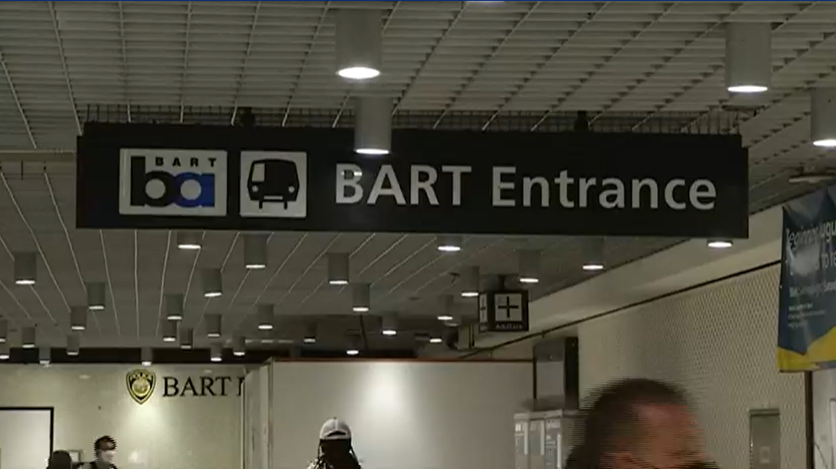 Woman tethered to a dog on her waist was killed when a BART train dragged her onto tracks when the dog did not get off when she did, California officials said. 