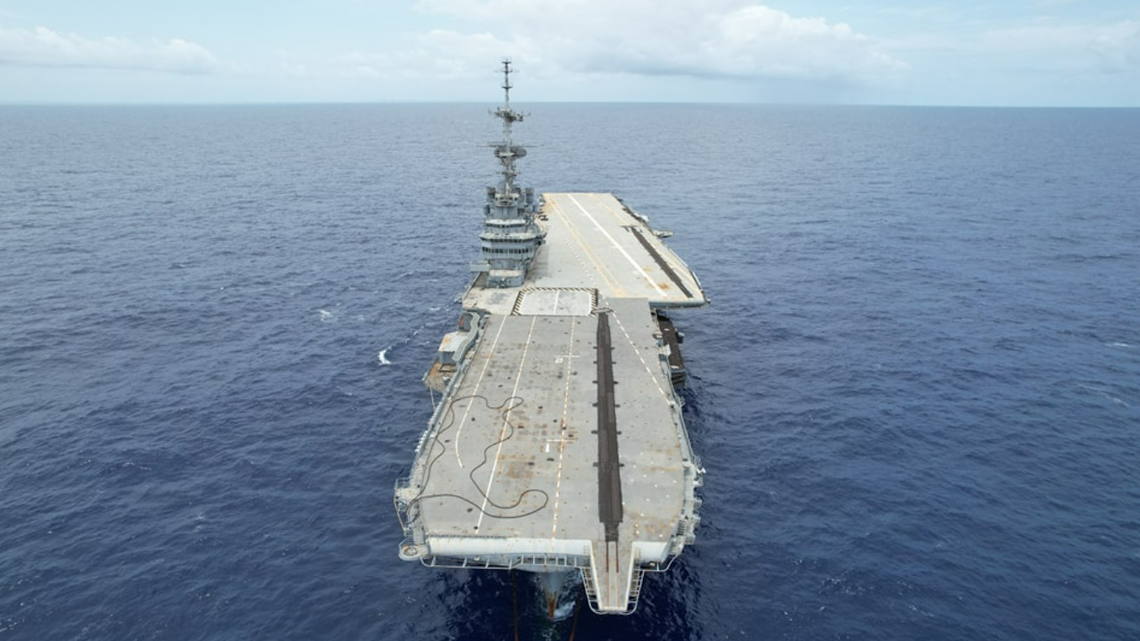 A decommissioned aircraft carrier will be sunk by the Brazilian navy, officials said.
