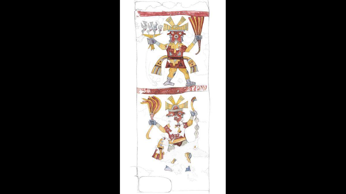 The two-faced figure is unlike other Moche art, experts said.