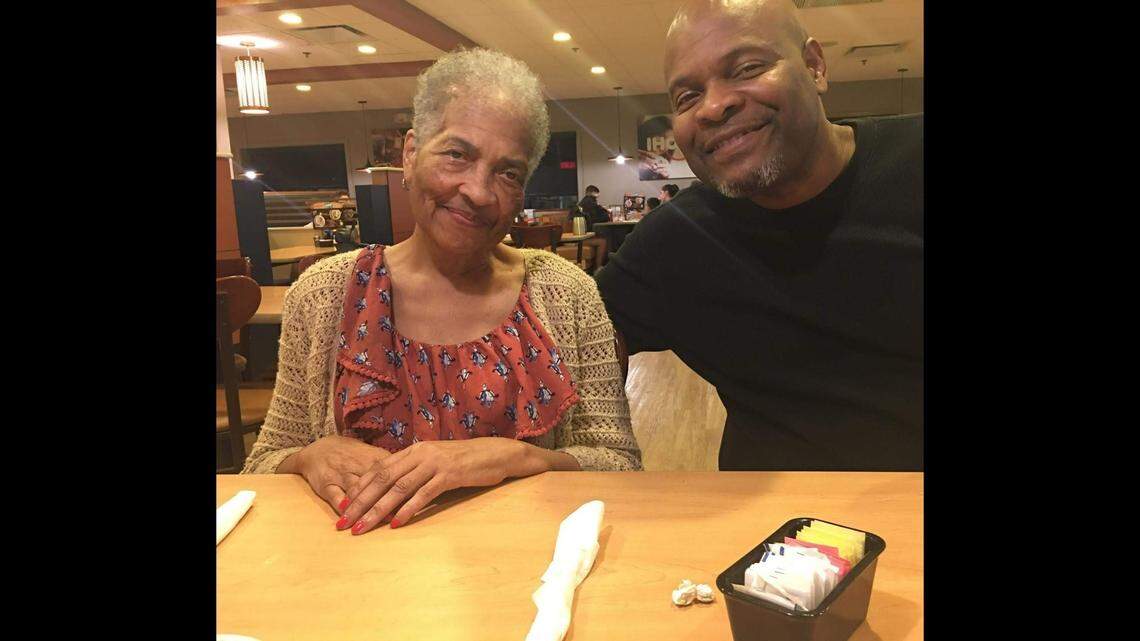 Joann Stephens and her son, Jason Glenn. Stephens’ children are suing an Arizona mortuary after they say staff “wrongfully cremated” their mother against their wishes.