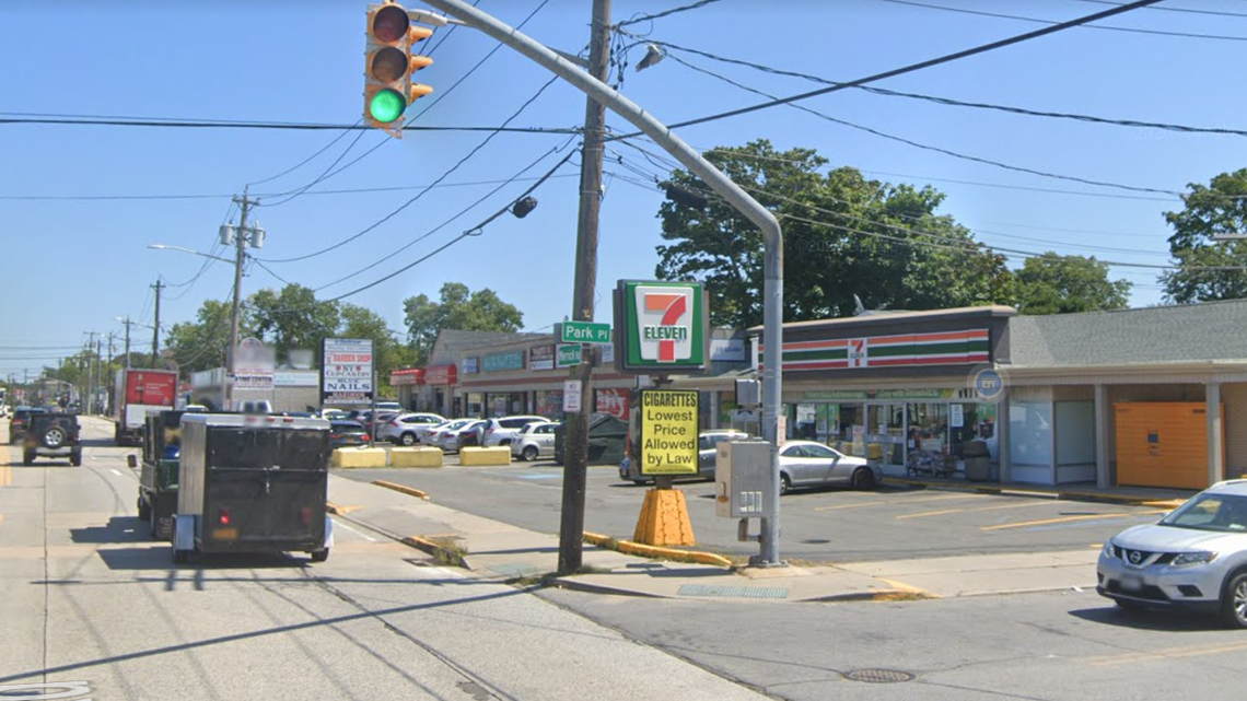 A man fled to this 7-Eleven in Long Island, New York, after being stabbed by his roommate during an argument about music volume, police said.