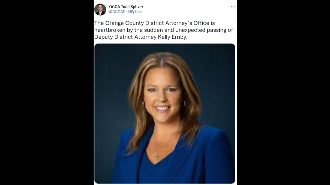 A conservative California prosecutor died in early January of COVID-19. Kelly Ernby, 46, had previously been a vocal critic of vaccine mandates.
