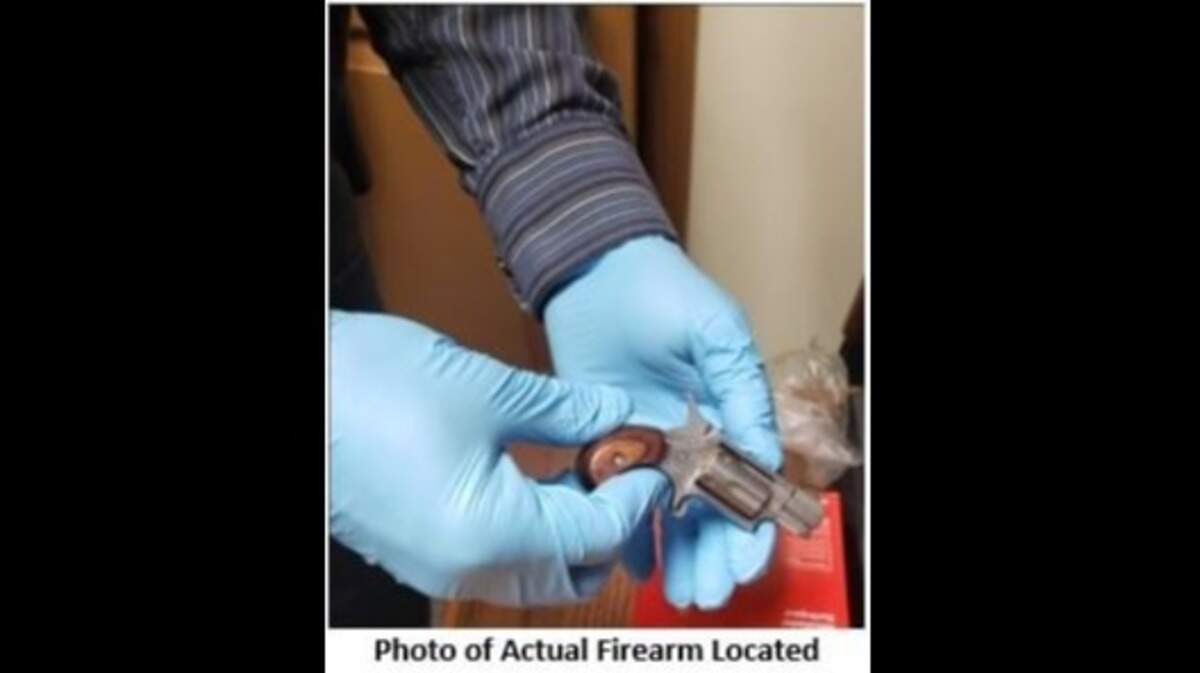 A Moberly, Missouri, woman is believed to have hidden a gun inside her body, sneaking the firearm through three searches, authorities say. Photo from Boone County Sheriff’s Office on Facebook.