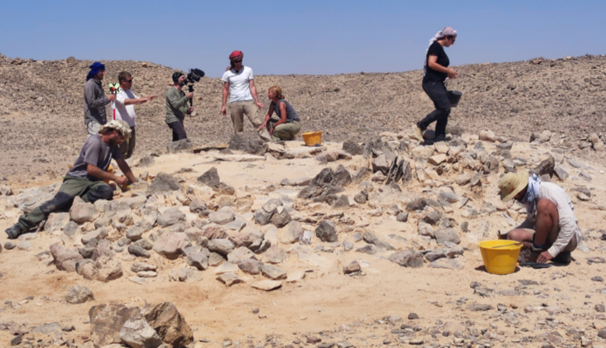 Site excavation in Oman