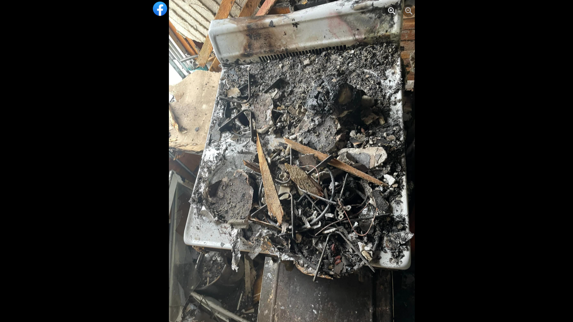 Firefighters said the fire was accidentally started by a resident while cooking. 