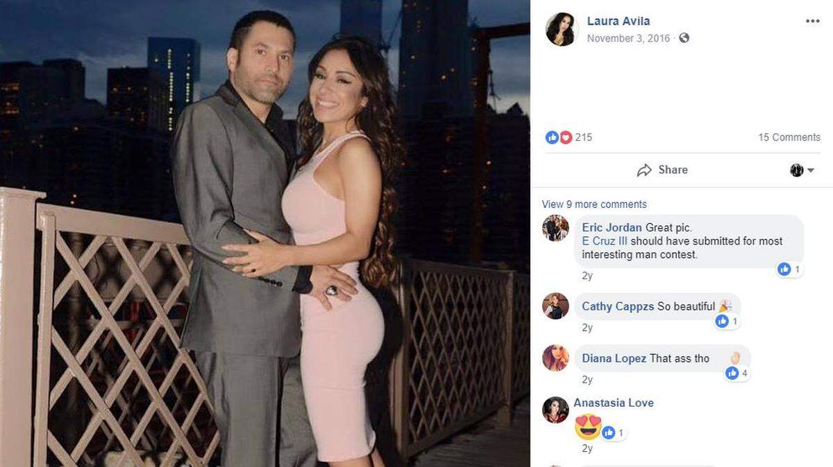 Laura Avila’s (right) fiance Enrique Cruz is trying to get her transferred to a Dallas hospital for a second opinion as she lay in a coma after complications from anesthesia when she went to a Mexican plastic surgeon for a nose job.