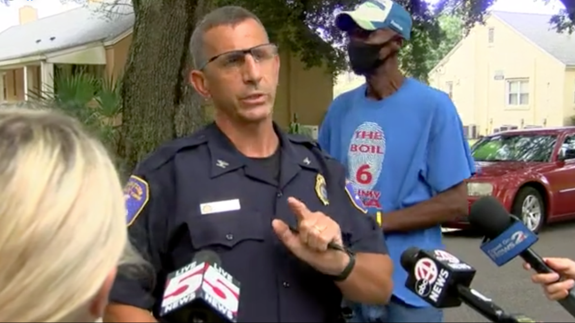 A Charleston, South Carolina, shooting injured five, including two in critical condition, after leaders met in North Charleston for a gun violence town hall. Screengrab from Live 5 News on Facebook.