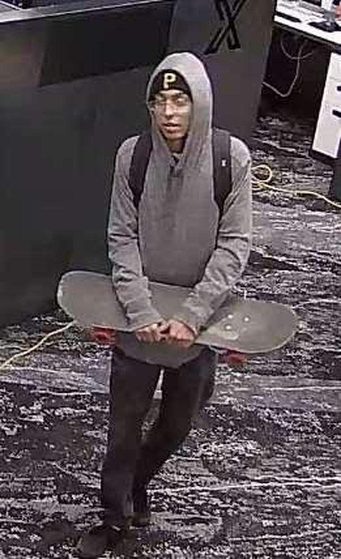 Police released this still and a video of the man accused of trying to rape an office cleaner early Wednesday morning.