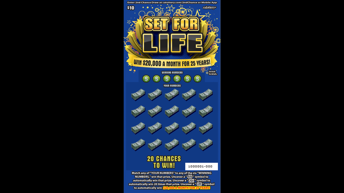A Bay Area man won $20,000 a month for 25 years from a scratcher in Daly City, California. It’s a total of $6 million, and he plans to get horses and a house.