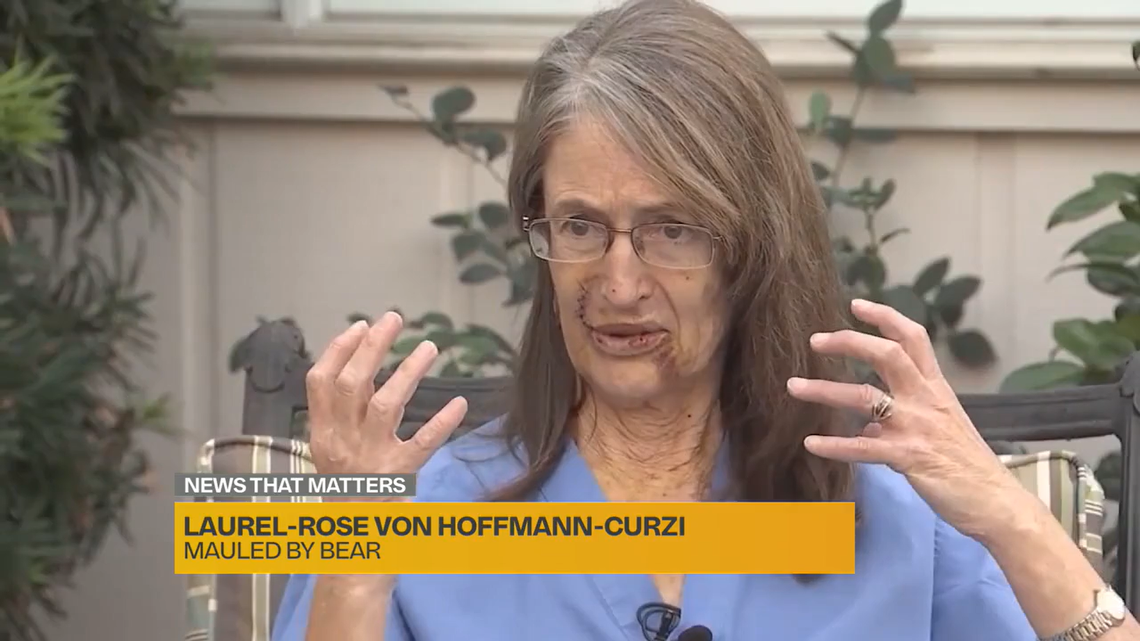 Laurel-Rose Von Hoffmann-Curzi was mauled by a bear when she was staying alone in her family’s Lake Tahoe cabin.