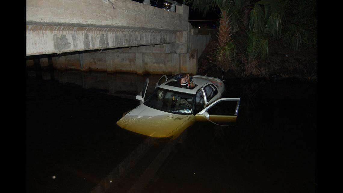 A mother driving with two of her children crashed into a canal, leaving an 8-year-old dead, Florida police said.