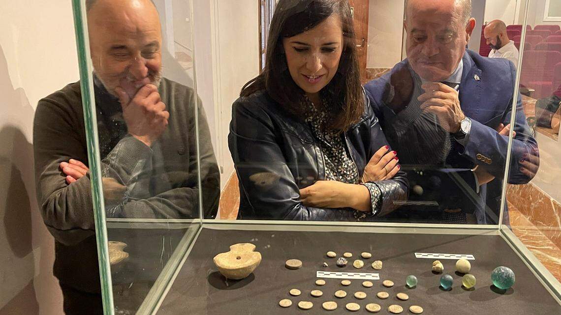 The trousseau held rare ancient artifacts, officials said.