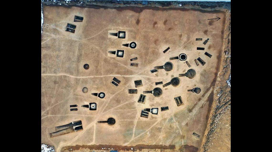 More than 40 tombs spanning four dynasties were discovered in China.