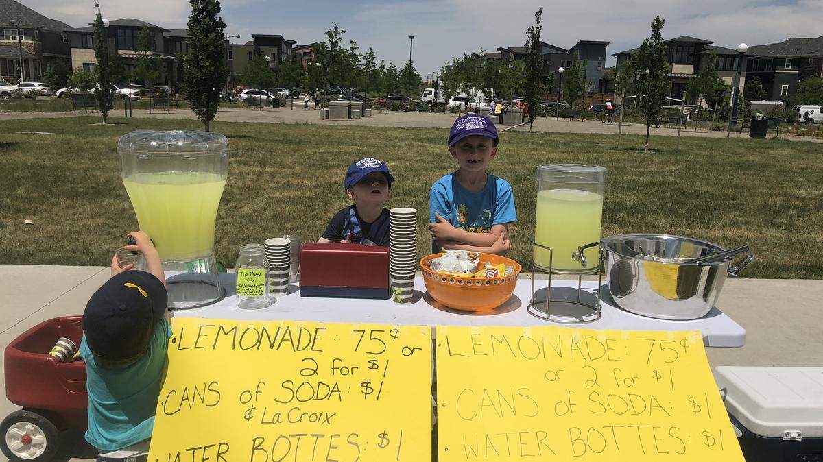 Jennifer Knowles says her three sons were selling lemonade across the street from her house until police came and shut down the stand in Denver, Colorado.