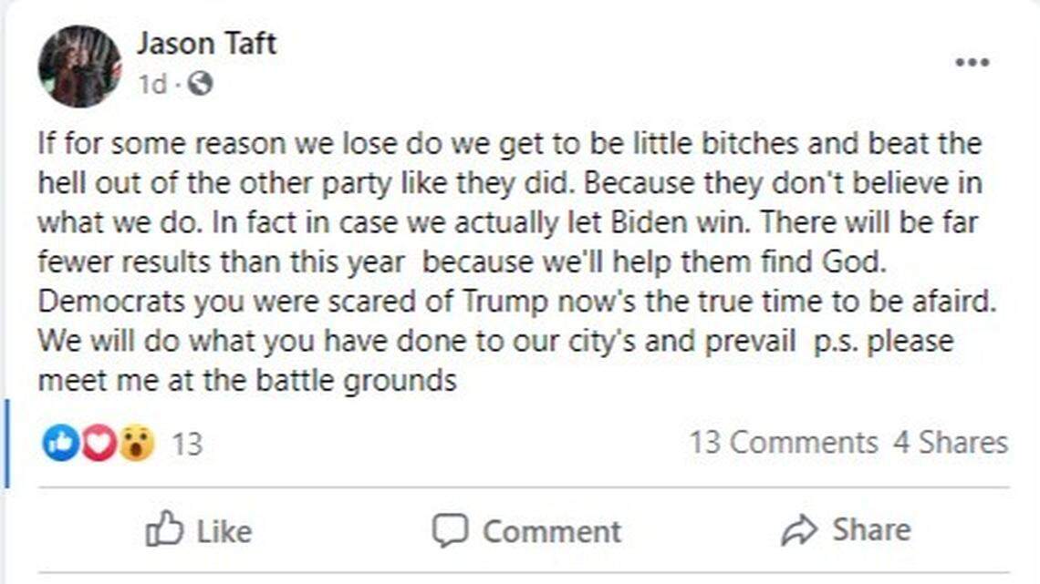 A police officer in Colorado was placed on administrative leave after he posted a Facebook status that called members of one party ‘little bitches.’