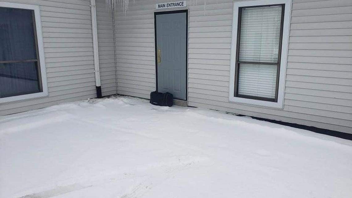 The Butler County Bomb Unit investigated a “suspicious package” outside a church in New Miami, Ohio, and discovered a cat and six kittens inside the bag. Photo from Butler County Sheriff’s Office on Facebook.