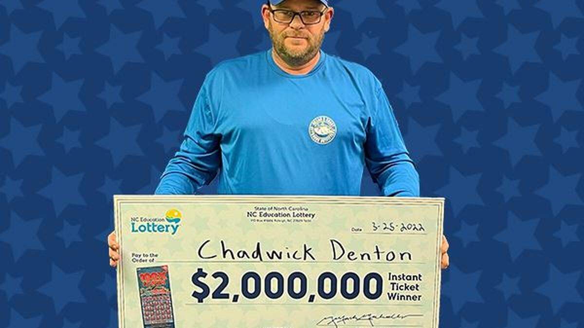 A 44-year-old dump truck driver in North Carolina got lucky on his break when he bought a $2 million winning lottery ticket.