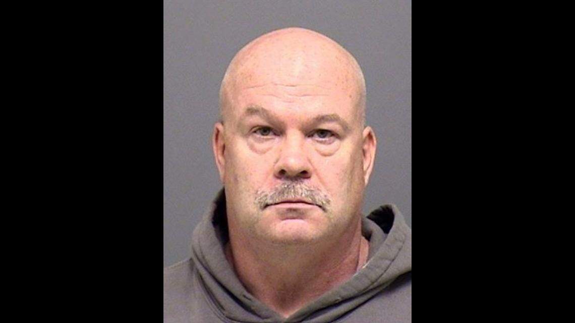 Bret Michael Wilson, the 56-year-old pictured here, faces disorderly conduct charges in Clackamas County, Oregon City police said.