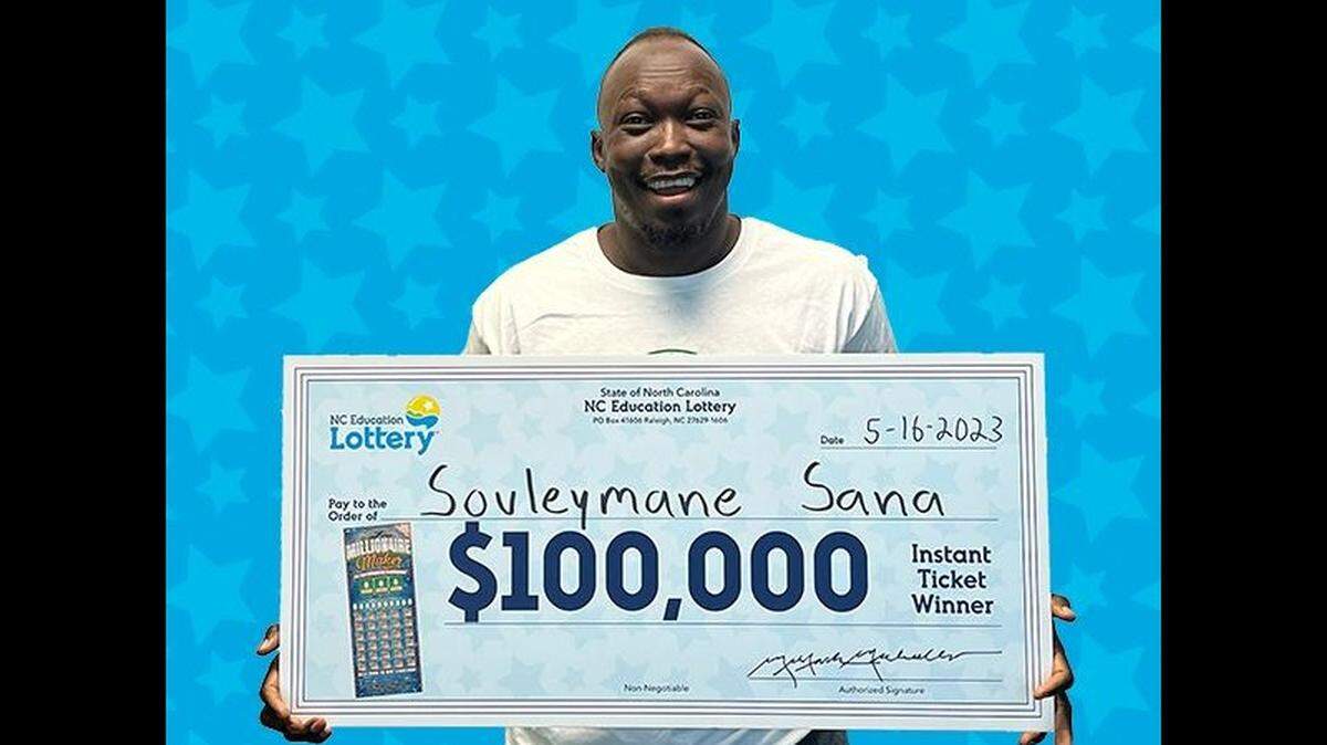 Souleymane Sana plans to help kids in his native country, Mali, after buying a winning scratch ticket in North Carolina.