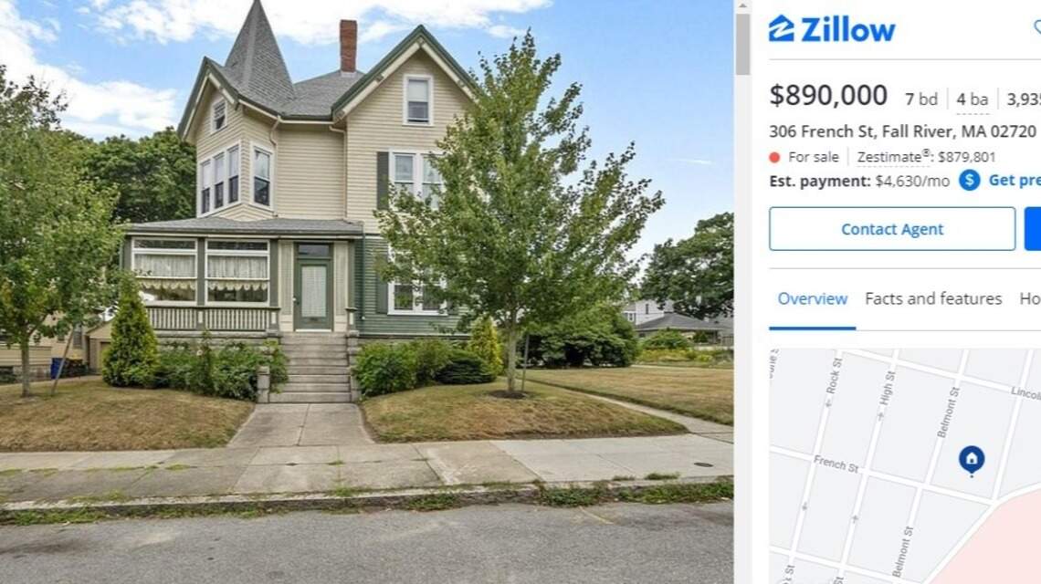 Ax murder suspect Lizzie Borden’s house for sale in Massachusetts. Take a look inside