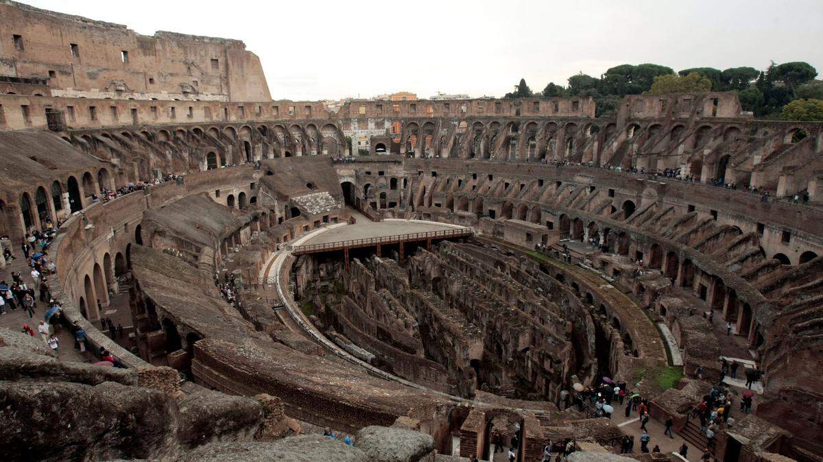 Researchers have discovered traces of food and animal bones beneath the stadium.