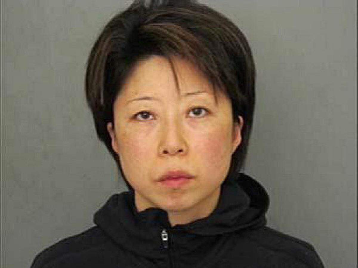 Sunmee Kim's 2012 booking photo in Orange County.