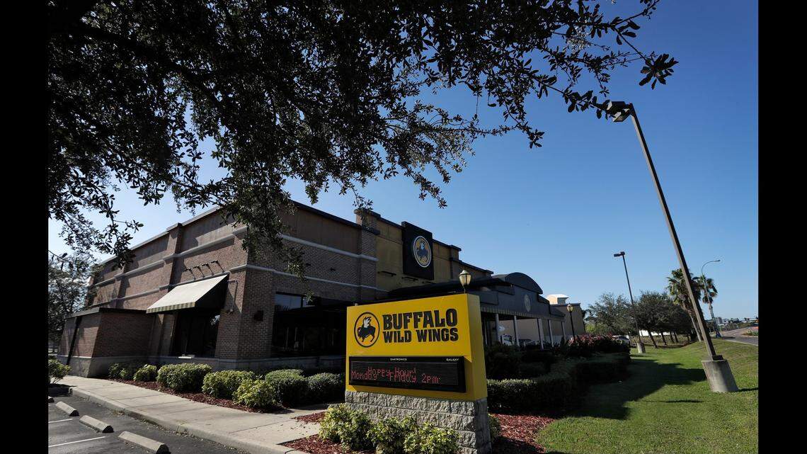 A manager at a Buffalo Wild Wings (not the one pictured) is accused of stealing more than $72,000 in cash from the restaurant, according to Florida police.