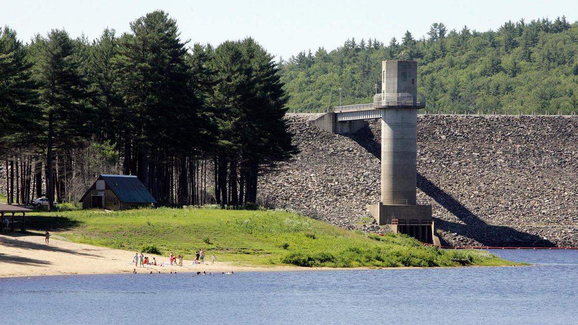 A climber fell and died while climbing a cliff close to the Everett Dam near Clough State Park in New Hampshire, officials say.