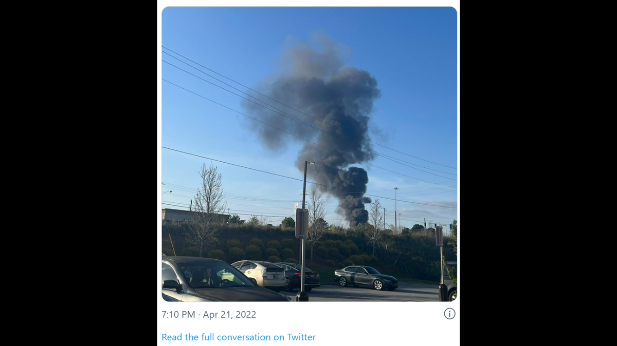 A plane exploded after crashing into the lot of a General Mills plant in Covington, Georgia, killing two people on board. The plane crashed shortly after takeoff, according to the Covington Police Department.