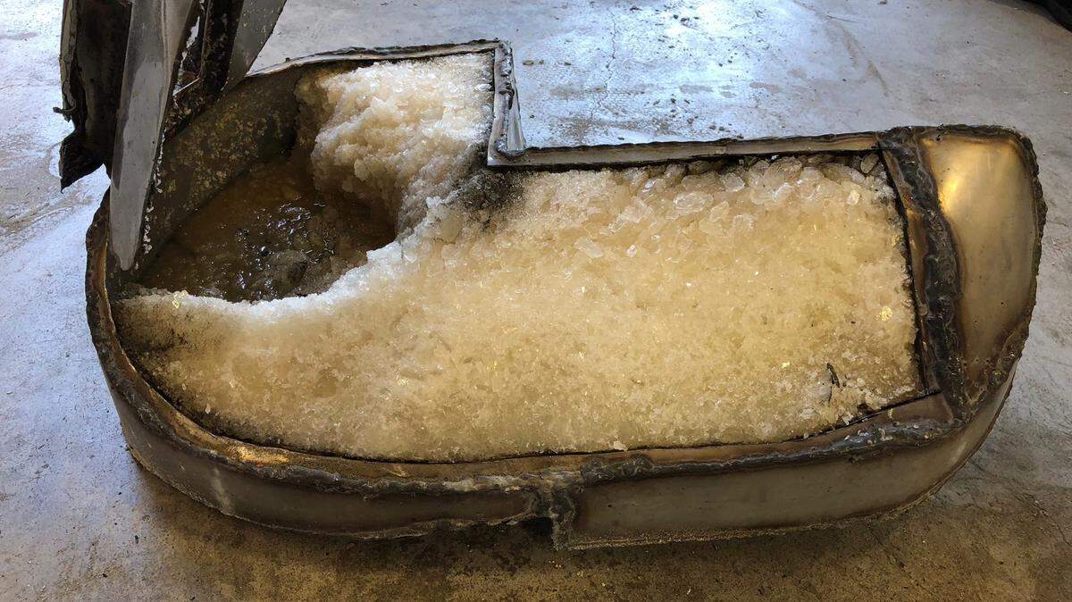 71 pounds of meth were found in the modified gas tank of a car Saturday along Interstate 35 in Round Rock, Texas, police say.