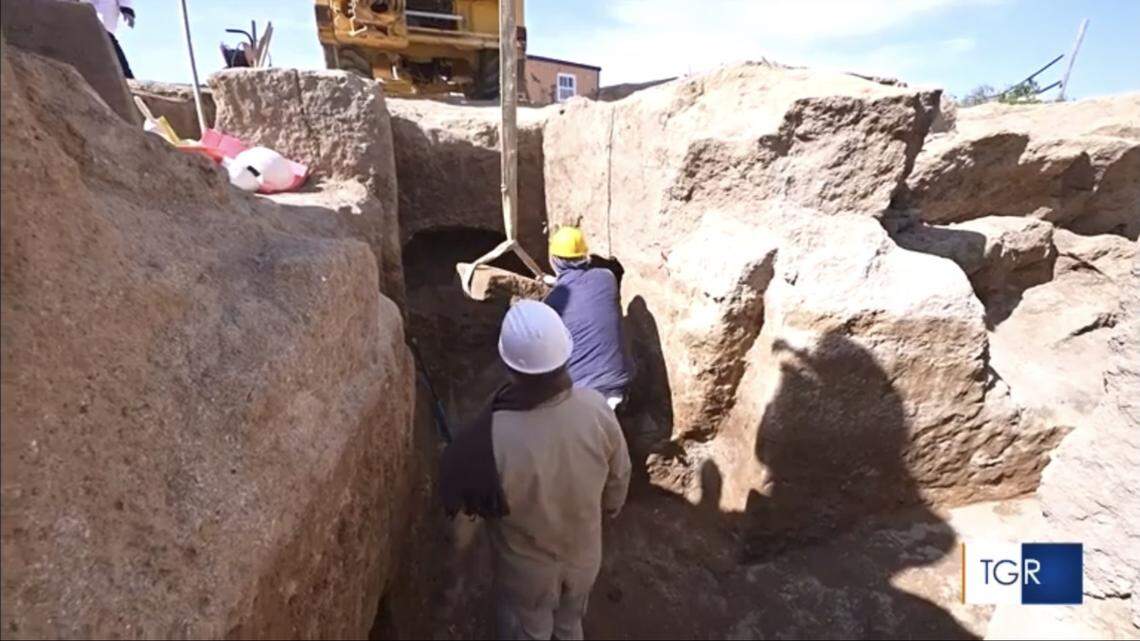 A 2,500-year-old Etruscan tomb was recently excavated in Italy, according to local media reports. It contained a rare last meal.