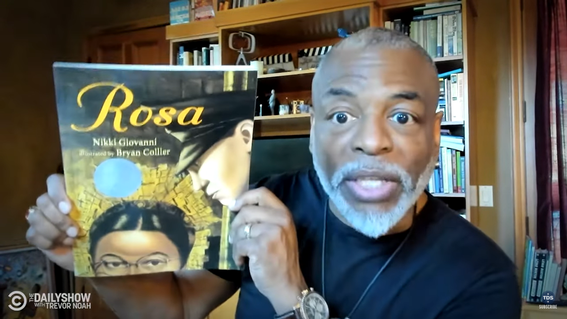 LeVar Burton made an appearance on “The Daily Show” with Trevor Noah to discuss banned books.