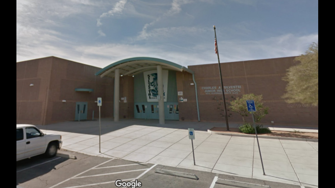 A substitute teacher at a Las Vegas high school was fired after photos and videos of a whiteboard with racial slurs on it were circulated online.