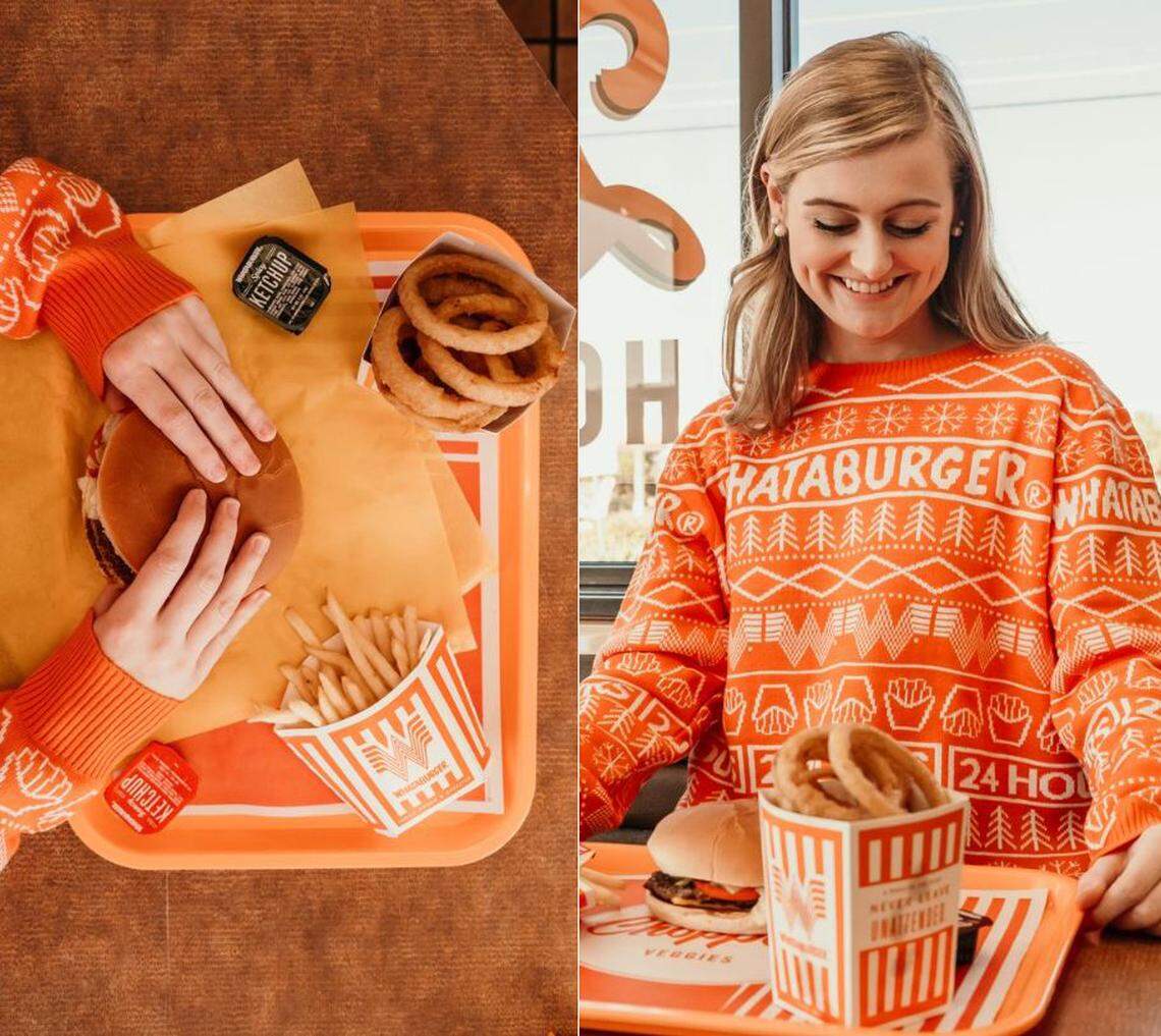 The Whata-sweater, in action.