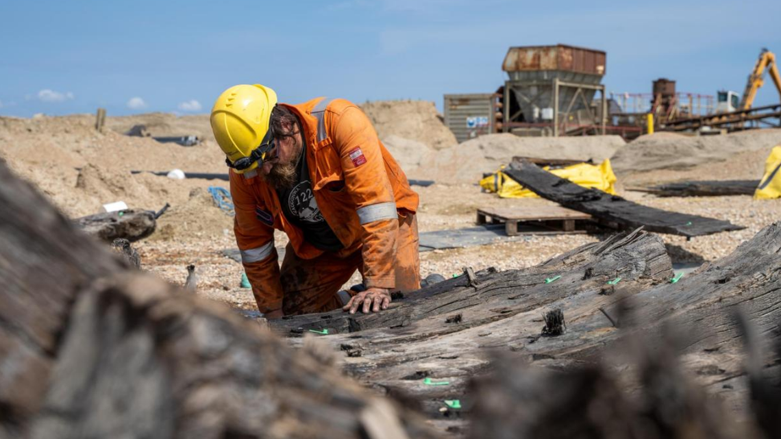 The remains of a 16th century vessel were found off the coast of England, researchers said.