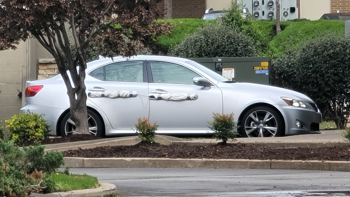 Reports of a bomb outside of a Tennessee restaurant turned out to be a homemade dent protector, police said on Facebook.