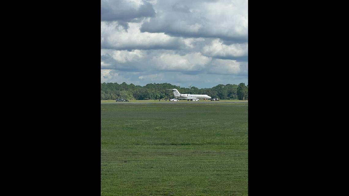 A skydiver was killed in a “hard landing” after his parachute malfunctioned, Florida police said.