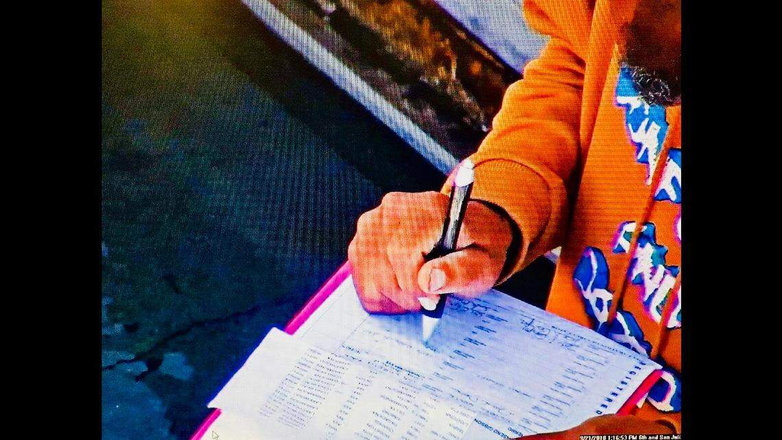 Three in Los Angeles, California, were arrested on felony election fraud charges last week after paying Skid Row homeless people $1 to forge signatures on state ballot measures, police said.