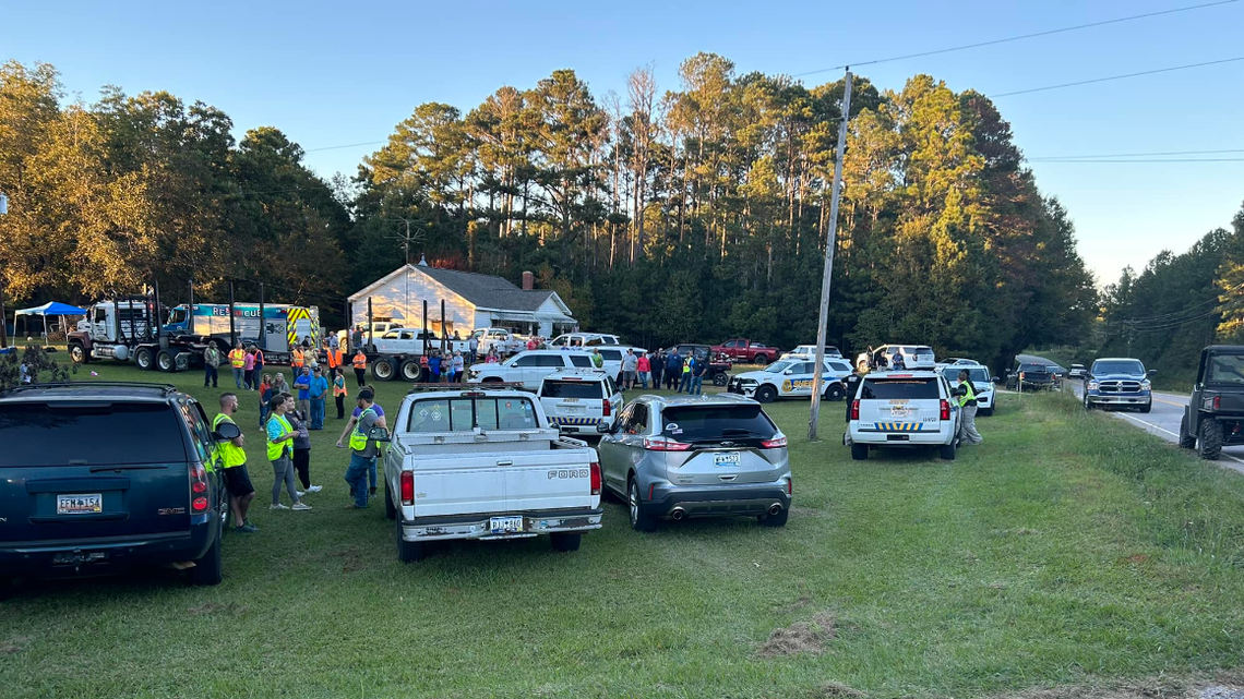 A missing 2-year-old girl was found by a deer hunter in the woods, South Carolina deputies say.