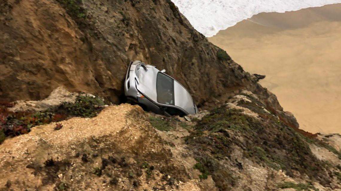 Driver dies after car plunges 200 feet off iconic California highway, officials say
