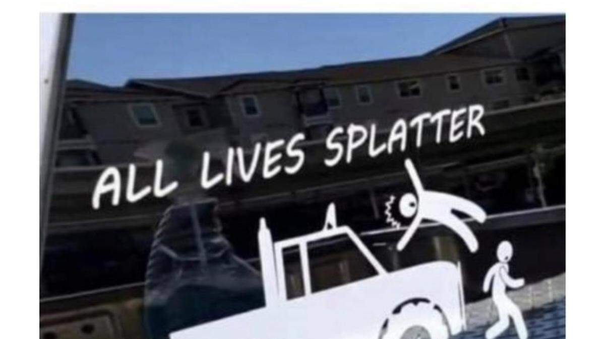 A Washington detective was fired for a Facebook photo captioned ‘All lives splatter’ after a protester died during a July demonstration in Seattle.