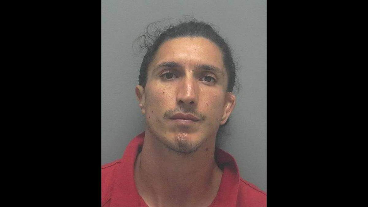 Lee County deputies arrested Derrick Lee Vasquez, 34 —&nbsp;pictured here — at his home in Lehigh Acres, Florida, on Tuesday after identifying Vasquez as the shooter, the sheriff’s office said.
