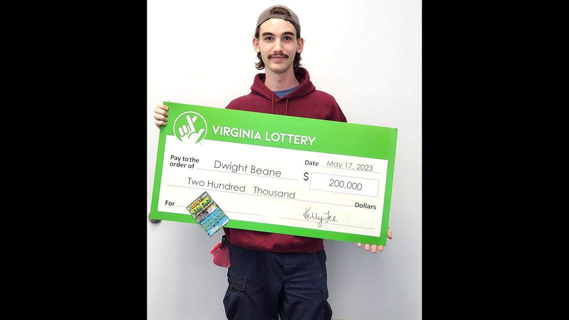 Dwight Beane, a volunteer firefighter in Virginia, took home the $200,000 prize, lottery officials said.