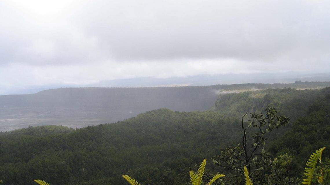 The body of a 75-year-old man was found Jan. 3 about 100 feet below the crater rim near a viewing area of the Kīlauea Volcano, rangers said.