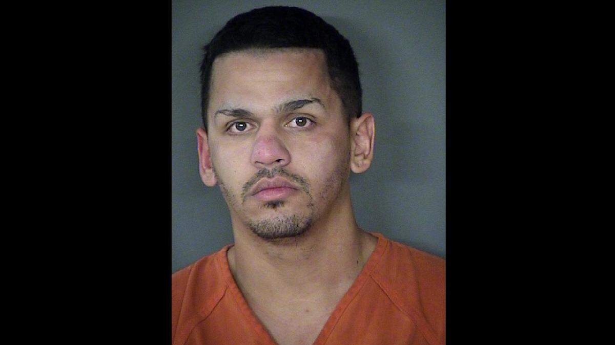 Orlando Jose Perez-Ortiz, 28, is charged with two counts of evading arrest and one count of violation of a protective order.