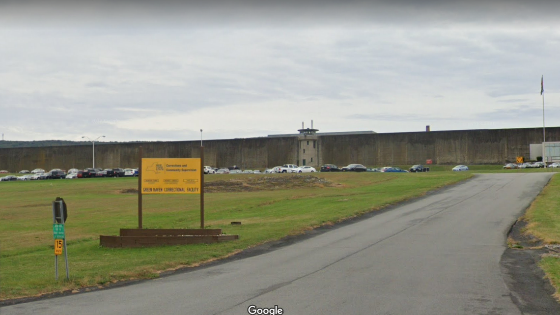 A former correction officer at Green Haven Correctional Facility in New York, pictured here, was arrested and charged with falsifying records related to the assault of an inmate, according to officials.
