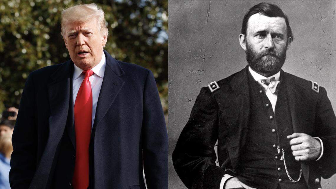 Trump says his arrest is imminent. Only one other president has been arrested — in 1872