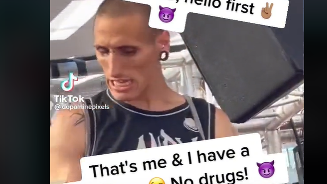 A Swiss DJ with an impairment is responding after commenters on a viral TikTok said he was on drugs.