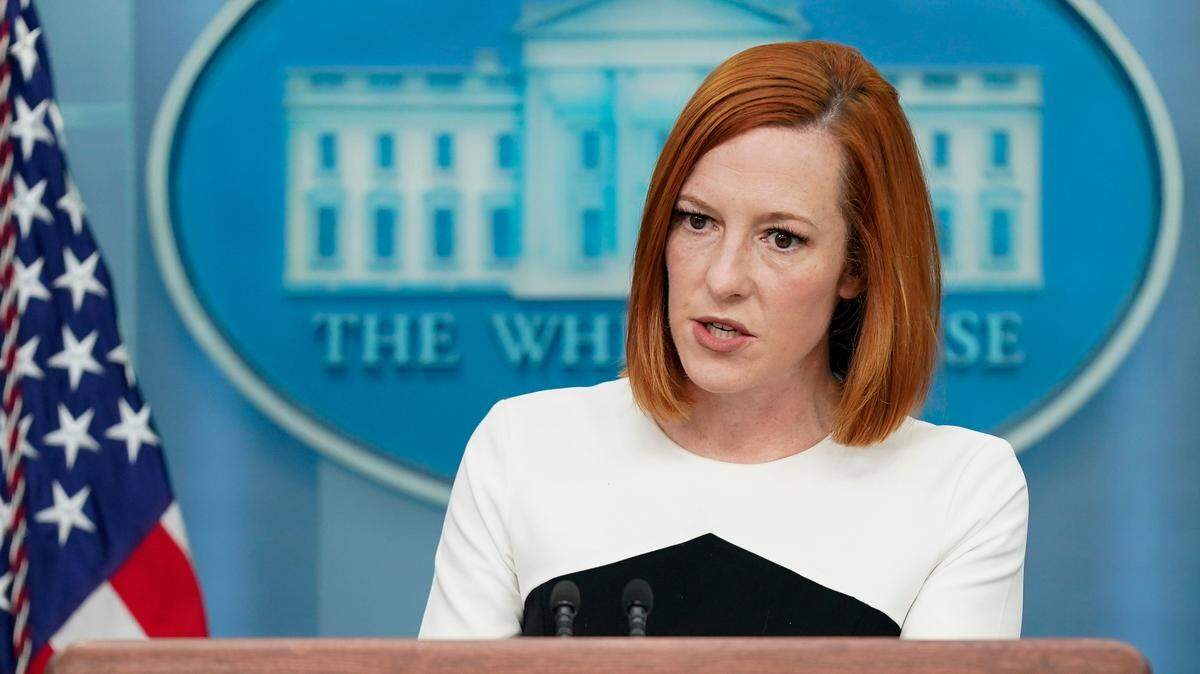White House press secretary Jen Psaki speaks during a press briefing at the White House, Monday, March 14, 2022, in Washington. (AP Photo/Patrick Semansky) The White House warned that funds for antibody treatments, booster shots, vaccines and testing are running out. It asked Congress for $22.5 billion in emergency immediate funding.