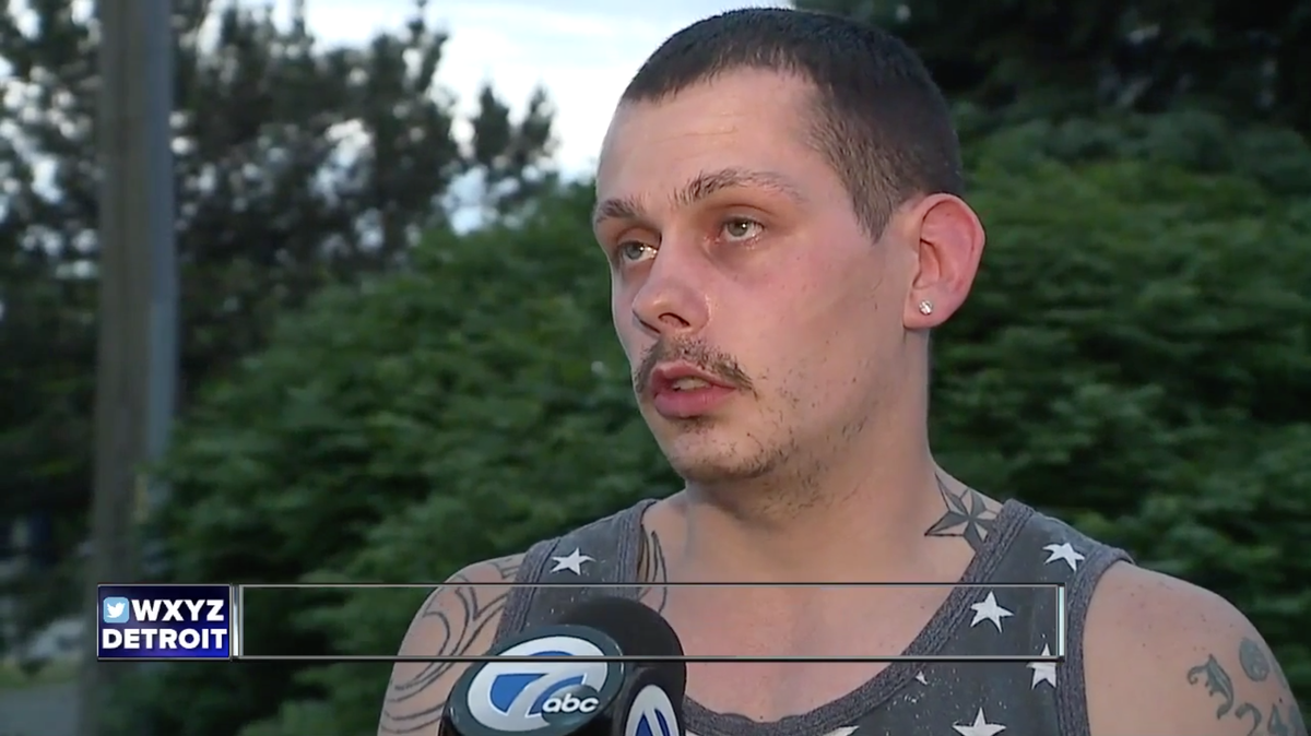 James Webb, pictured, said a deputy gave him a misdemeanor ticket after he blasted NWA’s “F--- The Police” at a gas station in Pontiac, Michigan. The deputy said in a report that he wasn’t offended, but others nearby might have been.